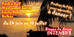 stage d'été rock et danse swing
