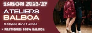 ateliers Stages Balboa 2026 27