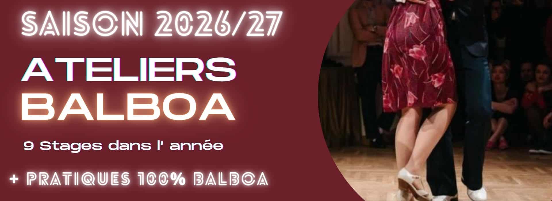 ateliers Stages Balboa 2026 27